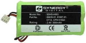 Cordless Phone Battery, Works with Plantronics CT-14 Cordless Phone, (Ni-MH, 2.4V, 750 mAh) Ultra Hi-Capacity Battery