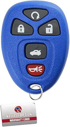 Keyless Entry Remote Control Car Key Fob Replacement for 15912860 Blue