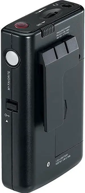 DT200X FMStereoAM Digital Tuning Pocket Radio Black
