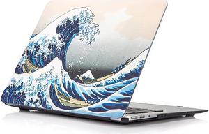 MacBook Air 13 Inch Case Hard Plastic Cover Case Smooth Rubberized Protective Case for Apple MacBook Air 13 A1466 A1369Sea Wave