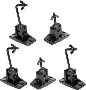 5 Black Universal Satellite and Audio Speaker Mount Bracket for Wall or Ceiling MS40B5 WM6