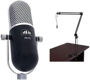 PR77D Vintage Microphone Broadcast Bundle Black
