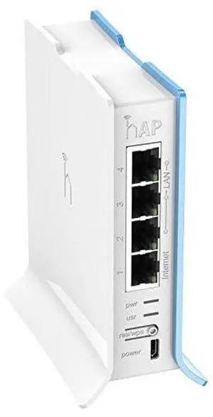 RB9412nDTC hAP Lite 32MB 4 X 10100 24Ghz 80211bgn 2x2 OSL4
