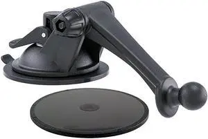 GN079WD Replacement Upgrade or Additional Windshield Dashboard Sticky Suction Mounting Pedestal with 3-Inch Arm for Garmin nuvi GPS