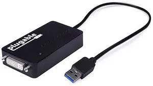 USB 30 to DVIVGAHDMI Video Graphics Adapter for Multiple Monitors up to 2048x1152 Supports Windows 10 81 7 XP