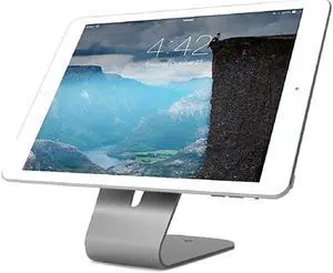 HoverTab Universal Security Display Stand for Tablets and Smartphones Silver HOVERTAB