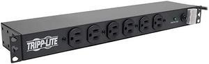 14 Outlet NetworkGrade Rackmount PDU 15A Surge Protected Power Strip 15ft Cord with 515P DRS1215Black