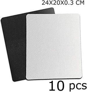 18 Pack Sublimation Mouse Pad Blanks, White Rectangular Mousepad for Heat  Transf