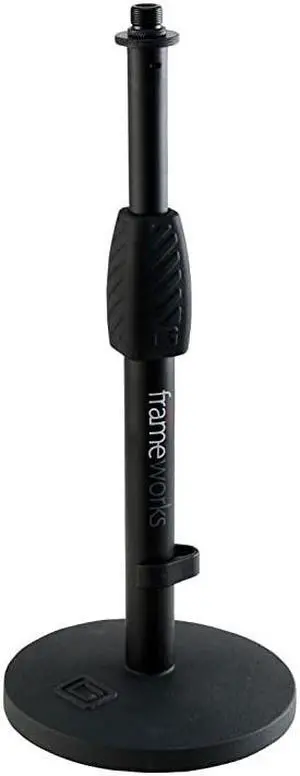 Frameworks Deluxe Desktop Microphone Stand with Adjustable Height GFWMIC0601