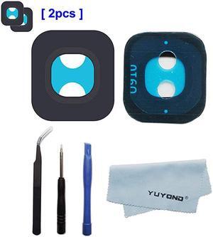 2pcs OEM Original Back Rear Camera Glass Lens Replacement for Samsung Galaxy S9 All Carriers with Adhesive Preinstalled with Repair Tools Kit and Clean Cloth