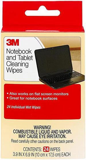 Notebook Screen Cleaning Wipes, 3.9 x 6.9 Inches (CL630), White