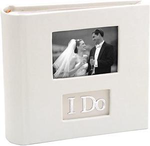 I Do With Photo Opening Cover Memo Space Photo Album 1Up 1004x6 White