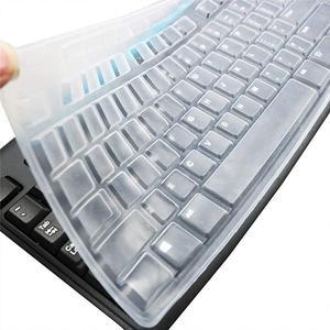 Thin Desktop PC Silicone Clear Keyboard Cover Skin Protector Compatible for Logitech MK270 Wireless Keyboard & Logitech K200 K260 K270 MK200 MK260 Keyboard (NOT for Other Desktop Keyboards)