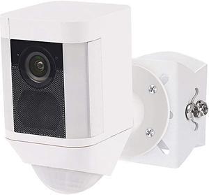 Adjustable Angle Indoor/Outdoor Mount for Ring Spotlight Cam Wired, Ring Spotlight Cam Battery, Aluminum Alloy Material (1Pack, White)