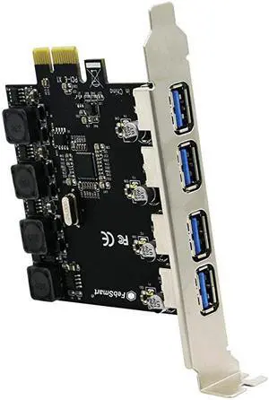 4 Ports USB 30 Super Fast 5Gbps PCI ExpressPCIe Expansion Card for Windows Server XP7Vista88110 PCsBuild in SelfPowered TechnologyNo Need Additional Power SupplyFSU4Pro 4 Ports USB 30 Super Fast 5Gbps PCI ExpressPCIe Expansion Card for Windows Server XP7Vista88110 PCsBuild in SelfPowered TechnologyNo Need Additional Power SupplyFSU4Pro