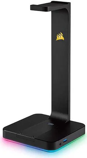 ST100 RGB Premium Headset Stand with 71 Surround Sound 35mm and 2xUSB 30