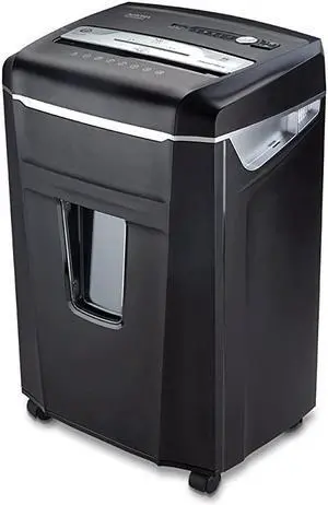 High Security JamFree AU1000MA 10Sheet MicroCut Paper CD Credit Card Shredder with PullOut Wastebasket