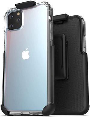 iPhone 11 Pro Belt Clip Case (Ultra Slim) Protective Clear Back Cover with Holster