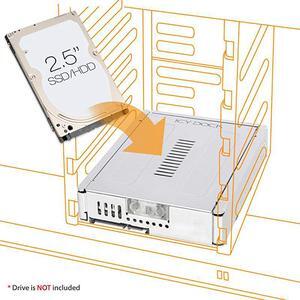 DOCK EZConvert PRO MB982SP1S 25quot to 35quot Enterprise Hard Drive Adapter Converter Bracket Mounting Frame Tray for 5795125mm 25 inch HDDSSD with SATA III Interface