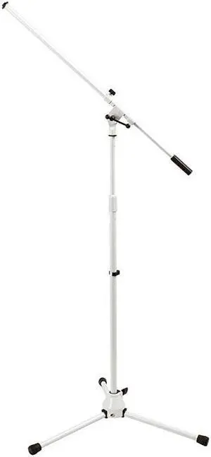 MS7801W Telescoping Microphone Boom Stand White