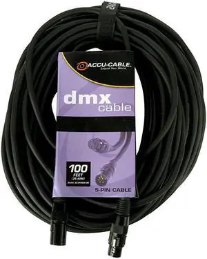 100 FOOT 5 PIN DMX CABLE AC5PDMX100