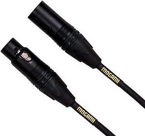 Gold STUDIO15 XLR Microphone Cable XLRFemale to XLRMale 3Pin Gold Contacts Straight Connectors 15 Foot