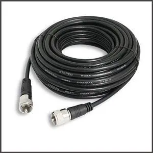 Coax Cable Connector Coaxial Cable Connector Antenna Cable RG8X Coax Connector Coaxial Cable 50 Ft RG8X Coaxial Cable UHF Antenna Cable Male To Male Cable 152 M  205750