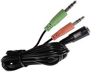 Splitter (6FT Long) for AstroA10 A10 A40, Sennheiser, SteelSeries, Turtle Beach & Similar Gaming Headsets : Gaming Headset to Adapter - 3.5mm to Dual 3.5mm