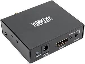 HDMI Audio De-Embedder / Extractor, UHD 4K x 2K @ 30Hz (P130-000-AUDIO),Black