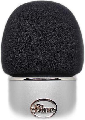 Windscreen for Blue Yeti Microphone - Pop Filter made from Quality Sponge Material that Filters Unwanted Recording and Background Noises - Black Color
