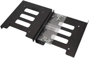 SSD Mounting Bracket  SSD Bracket 25 to 35 Adapter SSD HDD Metal Mounting Bracket Adapter Hard Drive Holder for PC SSD Pack of 2