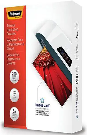 Thermal Laminating Pouches ImageLast Jam Free Letter Size 5 Mil 200 Pack 5245301