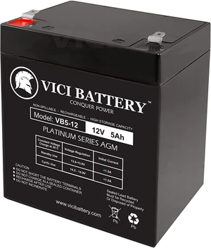 Vici Battery 12V 5AH SLA Battery Replacement for LiftMaster 8550 Elite Series Brand Product Vici Battery 12V 5AH SLA Battery Replacement for LiftMaster 8550 Elite Series Brand Product