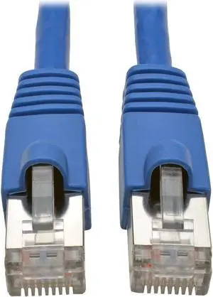 Tripp Lite N262-020-BL Cat6a Snagless Shielded STP Patch Cable 10G-Certified, PoE, Blue M/M 20' 20' Tripp Lite N262-020-BL Cat6a Snagless Shielded STP Patch Cable 10G-Certified, PoE, Blue M/M 20' 20'