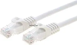 Cat6 Patch Network Cord RJ45 UTP Cable Ethernet (200FT, White)