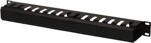 NavePoint 1U Metal Rack Mount Horizontal Cable Manager Duct Raceway for 19 Inch Server Rack, Welcome to consult