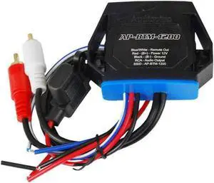 Marine Wireless Music Stream Audio Receiver (AP-BTM-1200) Blutooth 5.0 Adaptor RCA Stereo Outputs Perfect for Marine ATV UTV Golf Car Home Music