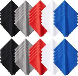 Frienda 50 Pcs Microfiber Cleaning Cloth for Glasses 6x7 Inch Lens Eyeglasses Cleaning Cloth Sunglasses Electronics Glasses Optical Cleaner Wipes Bulk for Camera Lens Eyeglass Screen(Assorted Colors) Frienda 50 Pcs Microfiber Cleaning Cloth for Glasses 6x7 Inch Lens Eyeglasses Cleaning Cloth Sunglasses Electronics Glasses Optical Cleaner Wipes Bulk for Camera Lens Eyeglass Screen(Assorted Colors)