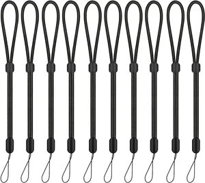 10 Pack Extra-Long Adjustable Wrist Lanyards Black Comfort-Fit 10 Pack Extra-Long Adjustable Wrist Lanyards Black Comfort-Fit