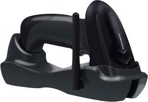 Wireless Barcode Scanner with USB Cradle Charging Base 328Ft Long Transmission Handheld 1D Cordless Laser Barcode Reader Portable Bar Code Scanning for Retail Supermaket Warehouse