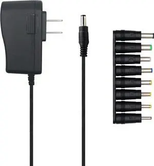 AC to DC 9V 1.5A Power Supply Adapter with 5.5mm x 2.1mm Connector Plug for Android Tablets Webcam Routers Toys Recorder Bluetooth Speaker