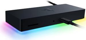 Razer Thunderbolt 4 Dock : Thunderbolt 4 Certified - 10 Ports in One - Dual 4K or Single 8K Video Output - Future-Proof & Backward-Compatible - RGB Lighting - Chroma