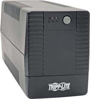 Tripp Lite UPS 600VA Battery Backup Uninterruptible Power Supply, 6 Outlets, Surge Protector, AVR, Basic Standby UPS for PC Computer Wi-fi Router & TV, 2-Year Warranty & $100,000 Insurance (BC600TU)