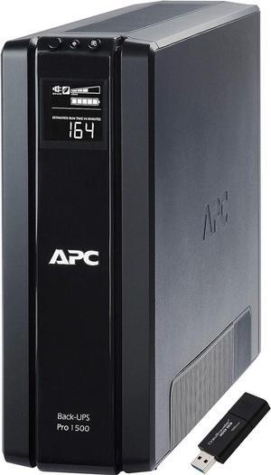 APC UPS Battery Backup & Surge Protector with AVR, 1500VA, APC Back-UPS Pro (BR1500G) Bundle Including 16GB DataTraveler