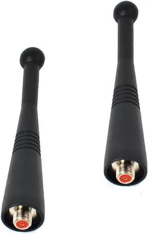 HYS 800MHz (806-941MHz) Stubby Antenna for Motorola 8505241U06 XTS2500 XTS3000 XTS3500 HT1000 MTX838 MTX960 MTS2000 Walkie Talkie (Pack of 2)