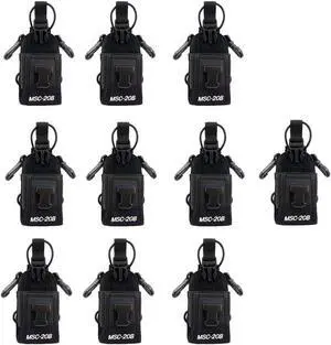 Tenq 10pack Msc-20b Multi-Functional Radio Case Pouch for Motorola Kenwood Midland Icom Yaesu Baofeng Two Way Radio