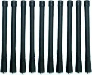 bestkong 10 X VHF Antenna for Motorola Two Way Radios HT1000 MTS2000 XTS2500 XTS3000 XTS3500