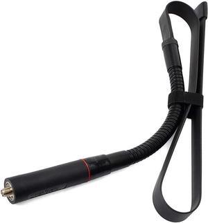 HYS Gooseneck CS Tactical Antenna SMA Female 2m 70cm Dual Band 31-Inch Antenna for BaoFeng UV-5R GT-3 UV-82 Wouxun Kenwood Radio
