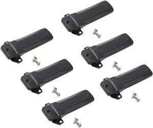 Aimtobest KBH-10 Belt Clip Compatible for Kenwood TK-270G TK-272G TK-2200 TK-3200 TK-3300 TK-280 TK-380 TK-290 TK-390 TK-260G TK-2302 TK-3302 Radio (6 Pack)