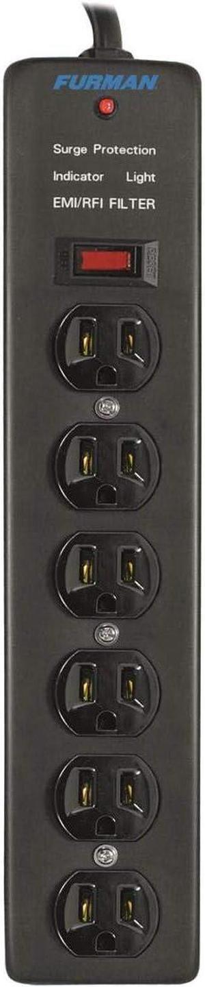 Furman SS-6 6-Outlet Pro Surge Suppressor Strip (SS6d1)